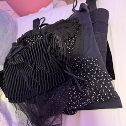 Bundle Of 8 Black Tops Size Small