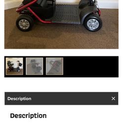 New Golden LiteRider 4-Wheel Mobility Scooter on SALE!