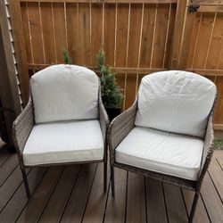 Set Of 4 Patio Chairs
