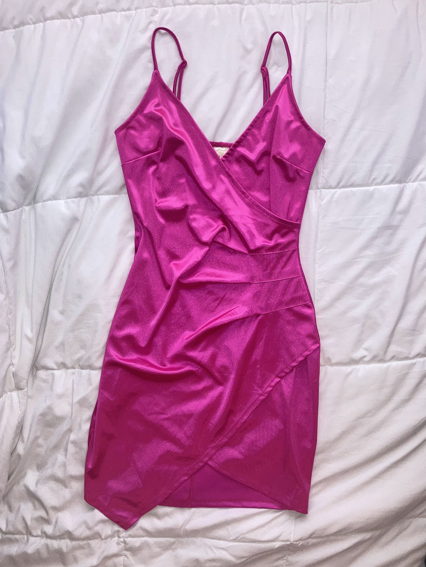 Short Dress Is Pink