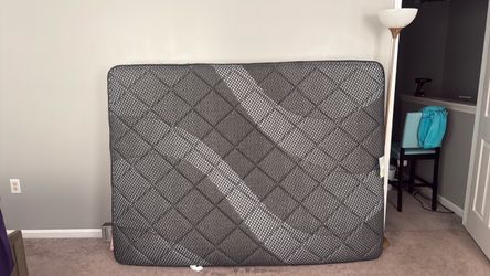 Queen Mattress Gray Quilted