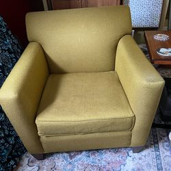 Free Olive Green Crate and Barrel Armchair