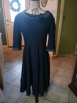 MUXXN Dark Blue Midi Dress 3XL