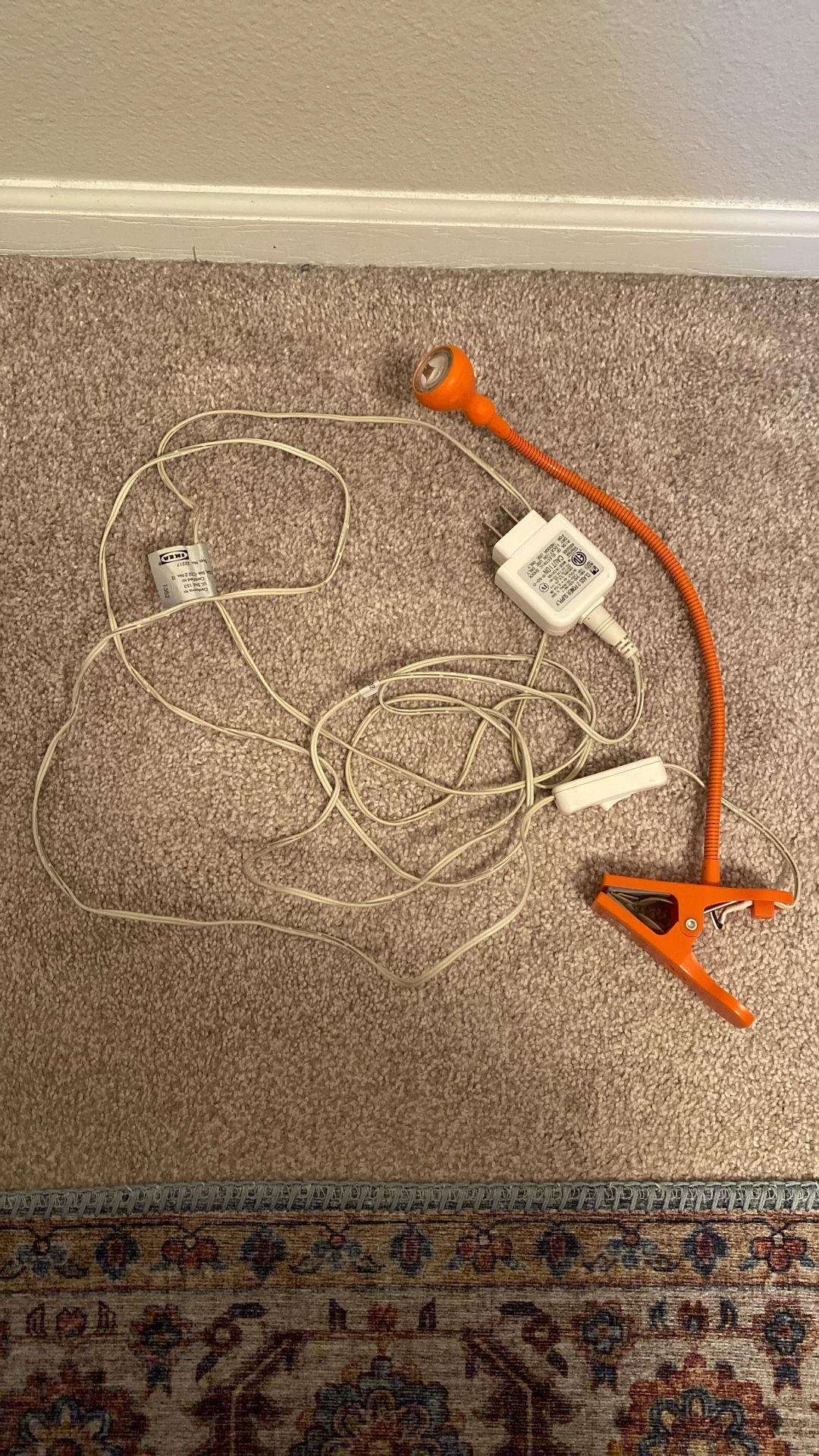 Ikea Jansjö Orange Lamp