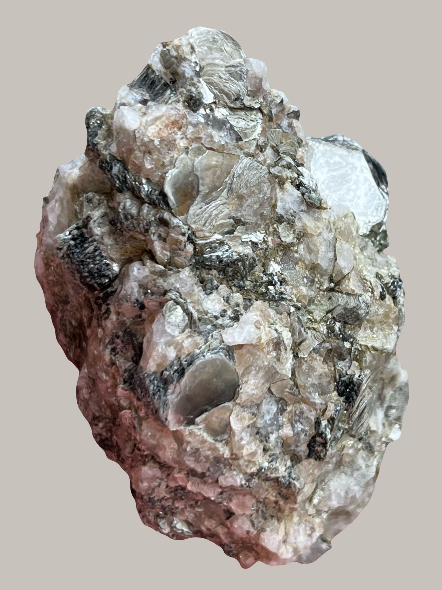 Mica With Quartz Specimen. Rocks Minerals Crystals Gemstones