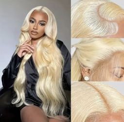13x4 Blonde Lace Front Wig 30”
