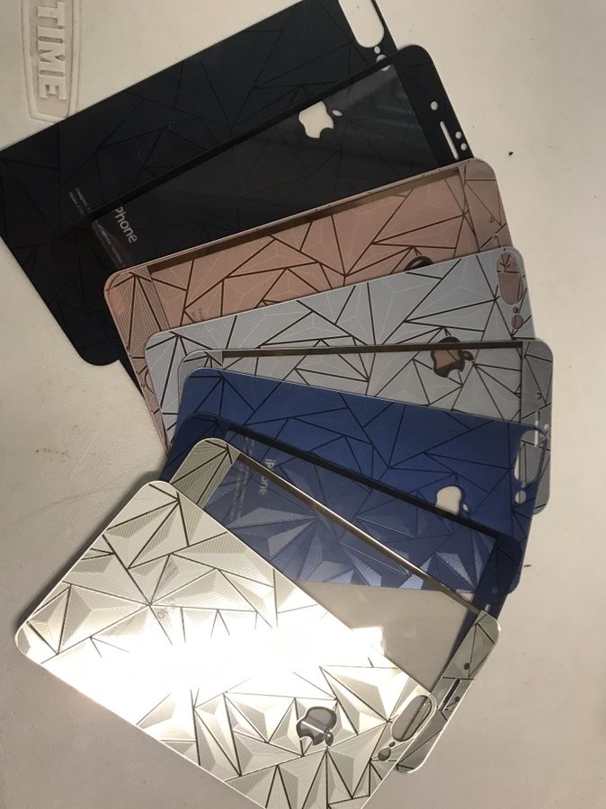 Both front and back iPhone mirror tempered glass for iPhone 6/6p,6s/6sp,7/7p,8/8p