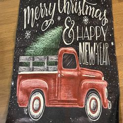 Merry Christmas & Happy New Year Banner/Flag