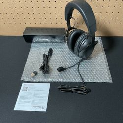 HyperX Cloud III S – Wireless Gaming Headset for Multi-Platform, 2.4GHz, Bluetooth, Battery Life up to 120 Hours 2.4GHz / 200 Hours Bluetooth, 53mm An