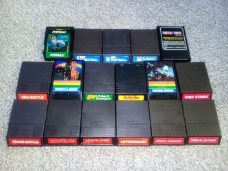 Mattel Intellivision Games Lot of 17 All Tested and Working See Pics