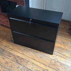 Filing Cabinet - Black