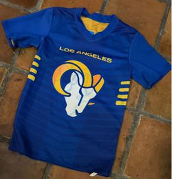 NFL Los Angeles Rams Jersey Flag Football Reversible Blue/Yellow Boys Youth Small