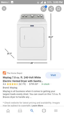 Maytag Washer and dryer set