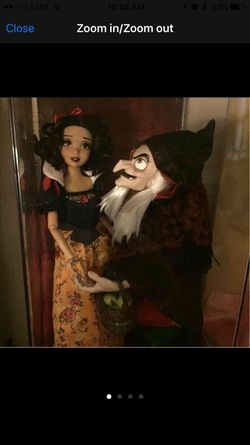 Limited edition Snow White and Witch dolls