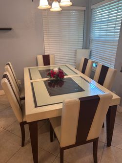 Dining room set plus cabinet