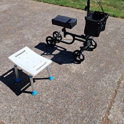 Knee Scooter and Shower Seat