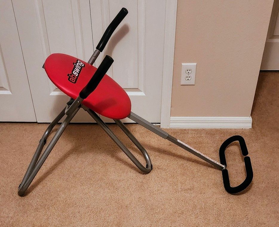 Ab Swing Abdominal Fitness Core Crunch Folding Exercise Machine
