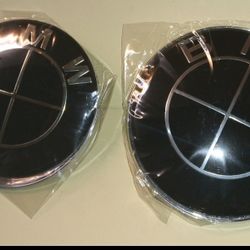 2 BMW emblems, 1 is 3.25" wide other is 2.75" wide, 