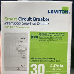 New Leviton Smart Circuit Breaker 2nd Gen LB230-STR