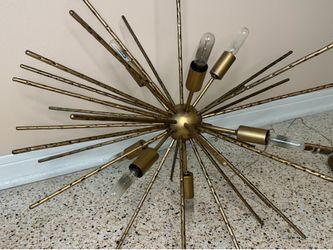 Brass Sputnik Chandelier