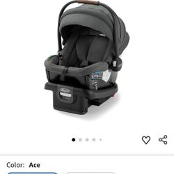 Graco Gomax Infant Car Seat, Ace, Lightweight, Reclining Rear Facing Car Seat $275