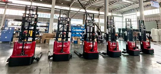Brand new electric heavy duty forklift walkie stacker pallet stackers