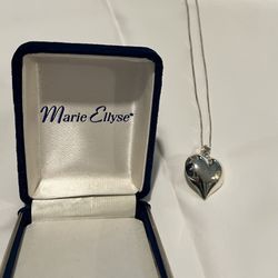Sterling Silver heart necklace