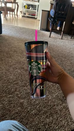 Starbucks Holiday 2021Limited Edition Multicolor Swirl Tubler