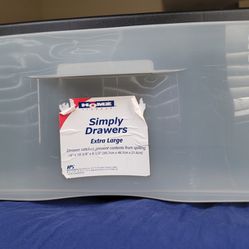 Homz Storage Extra Large Single Drawer Container