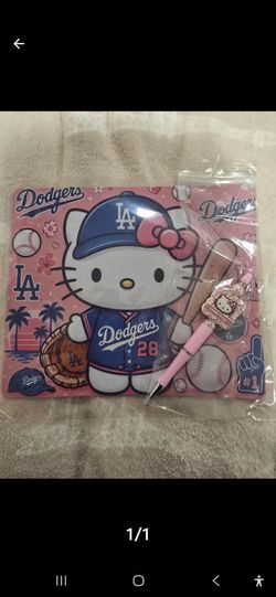 New Hello Kitty/Dodgers Mouse Pad and Pen ( reseda ca)