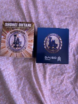 2024 and 2025 Othani championship rings