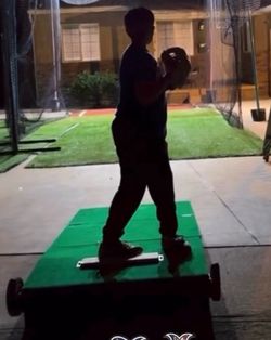 Baseball Foldable Pitching Mound with wheels