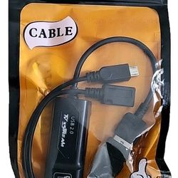 USB 2.0 TV xsTREAM Adapter  Micro Cable for Amazon Firestck 2nd & 3rd Gen.