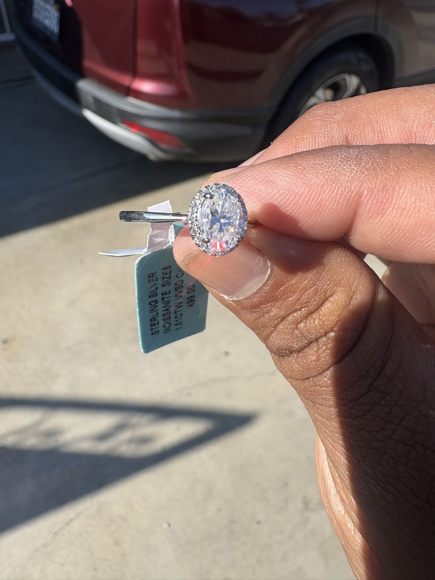 Sterling Silver Ring Size 8 