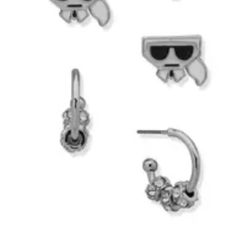 KARL LAGERFELD PARIS Set of 2 pairs-earrings-NWT