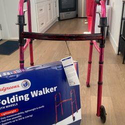 New Walgreens Adult Walker Lightweight . Supports Up To 300lb 