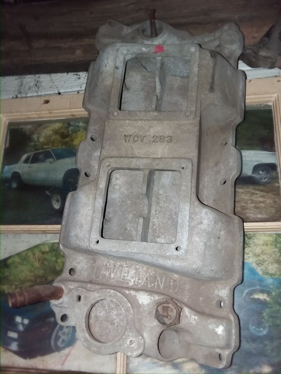 Weiand WCV 283 2X4 SVC Intake.... this fit any 283400 sbc other than vortec heads. for Sale in