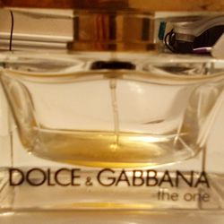 Dolce By Gabbana Perfume The One 1/4 Left 