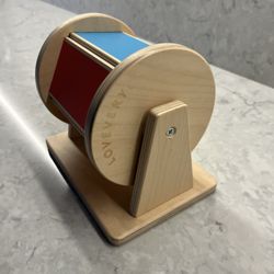 Lovevery Montessori Wooden Toy Wheel with Rattle