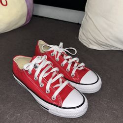 Red Low Top Converse
