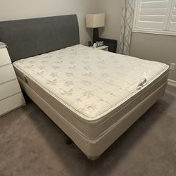 Mattress/box Spring, Bed Frame, Detached Headboard