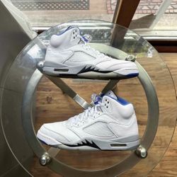 Nike Air Jordan 5 White Stealth Retro Og Size 11 Men’s 