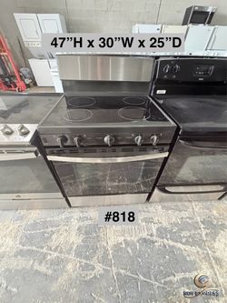 GE Electric Range Stove 30" (#818) SEE PRICE DESCRIPTION