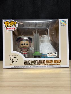 Funko Pop! Vinyl: 50th Anniversary Walt Disney World Space Mountain and Mickey Mouse #28 Amazon Exclusive