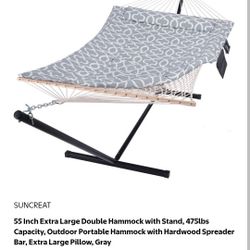 Suncrest Double Hammock W/ Stand
