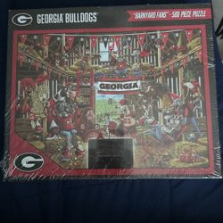 Georgia Bulldogs “Barnyard Fans”-500 Piece Puzzle