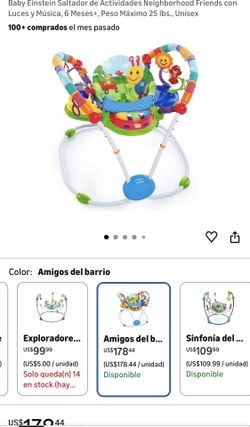 Baby Einstein Saltador de Actividades Neighborhood Friends con Luces y Música, 6 Meses+