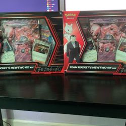 Team Rocket Mewtwo Ex Box
