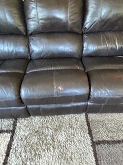 2 Leather couches