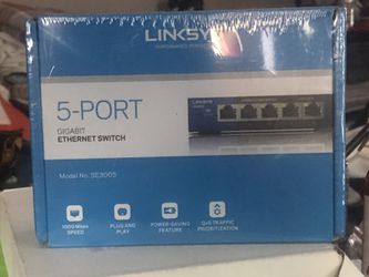 Linksys 5-port Ethernet switch